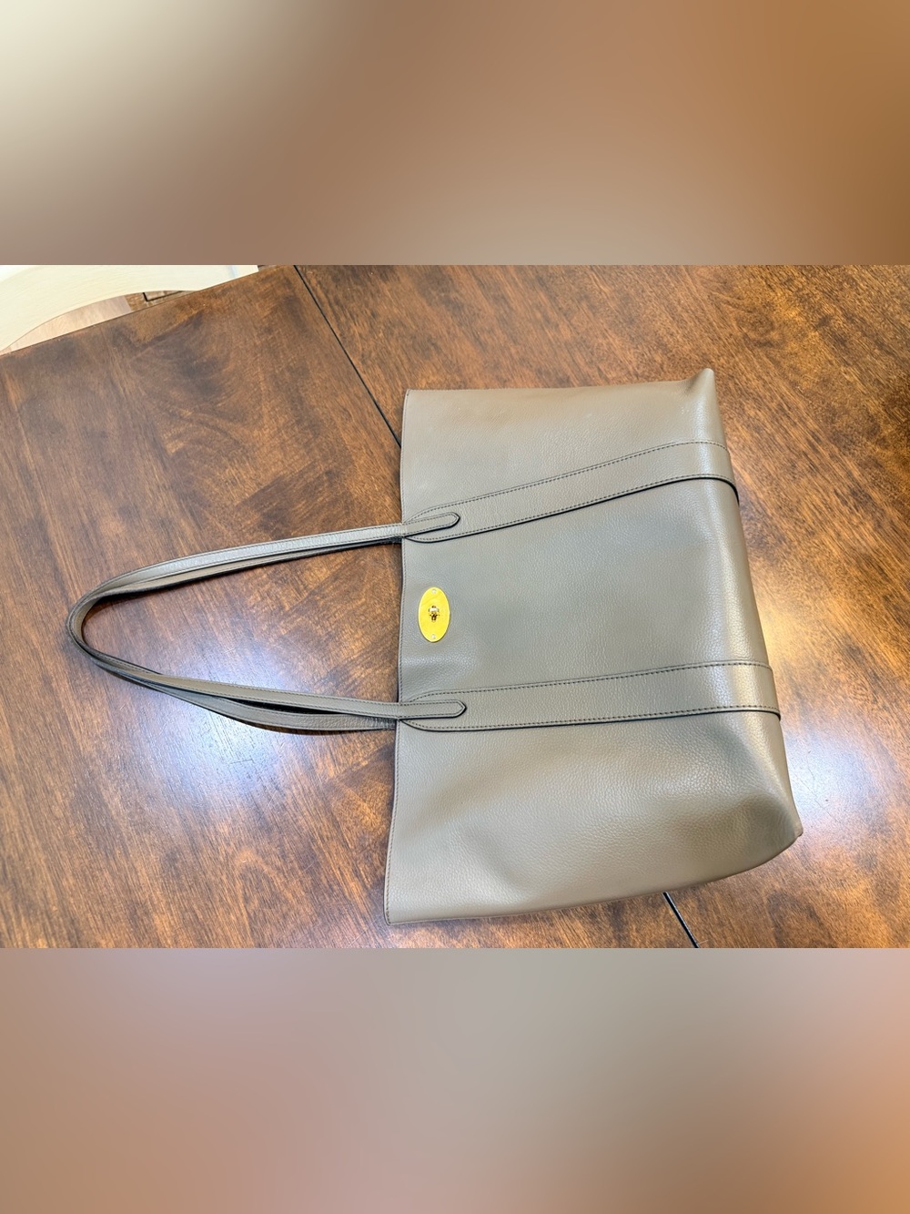 Authentic Mulberry Taupe Bayswater - Picture 14 of 15